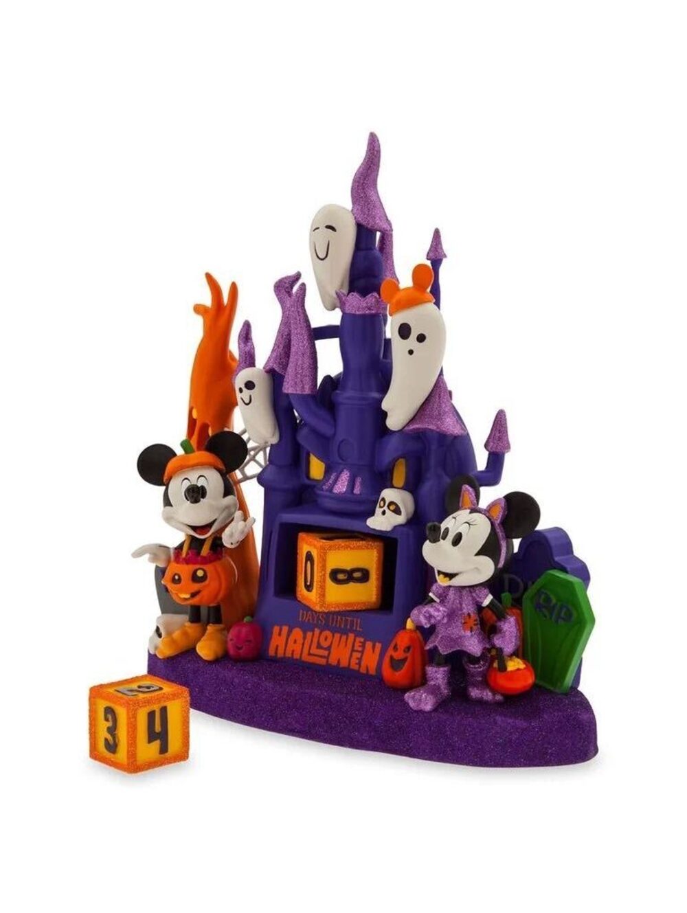 Disney Parks Halloween mickey minnie haunted ghosts castle countdown calendar
